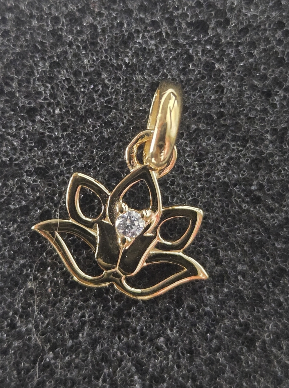 Thomas Sabo 18k Gold Plated Lotus Charm